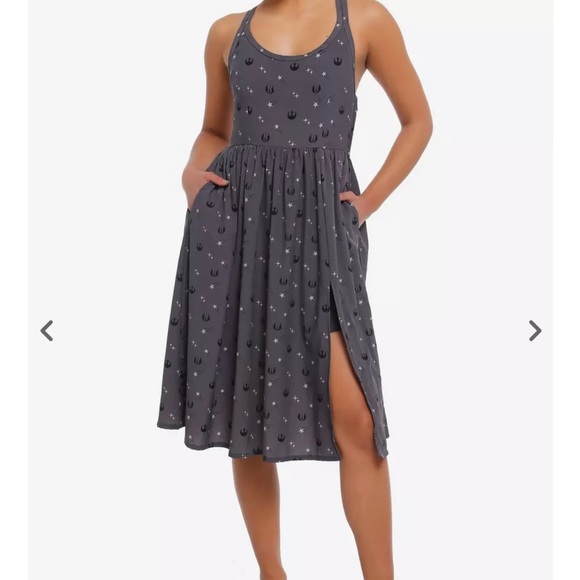Star Wars Rebel Icons Midi Athletic Dress Her Universe Exclusive - Picture 2 of 6